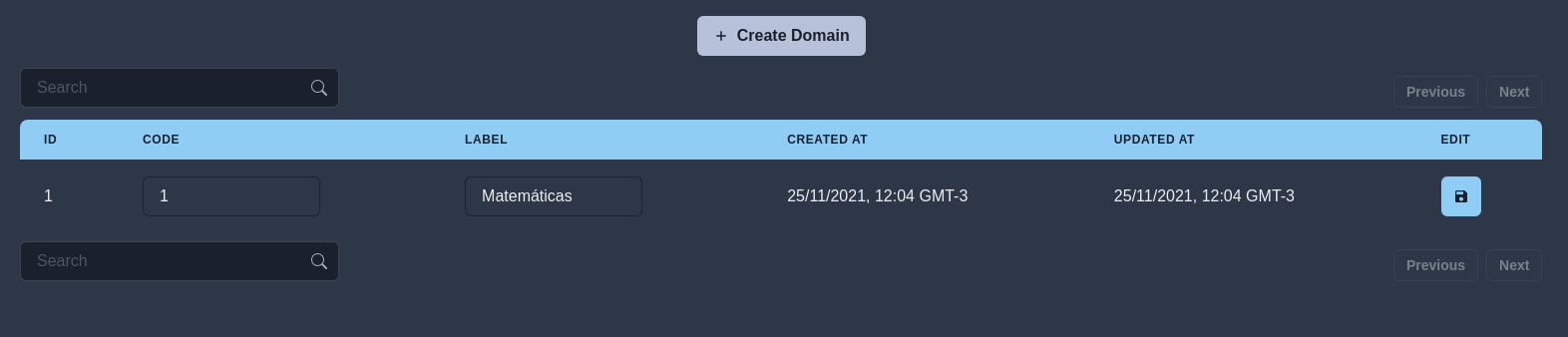 Admin Domains